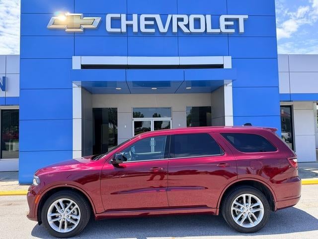 2026 Dodge Durango GT in Red — front three-quarter view