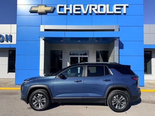 2025 Chevrolet Equinox LT in Lakeshore Blue Metallic — front three-quarter view